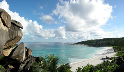 Grand Anse on the island of La Digue, Seychelles