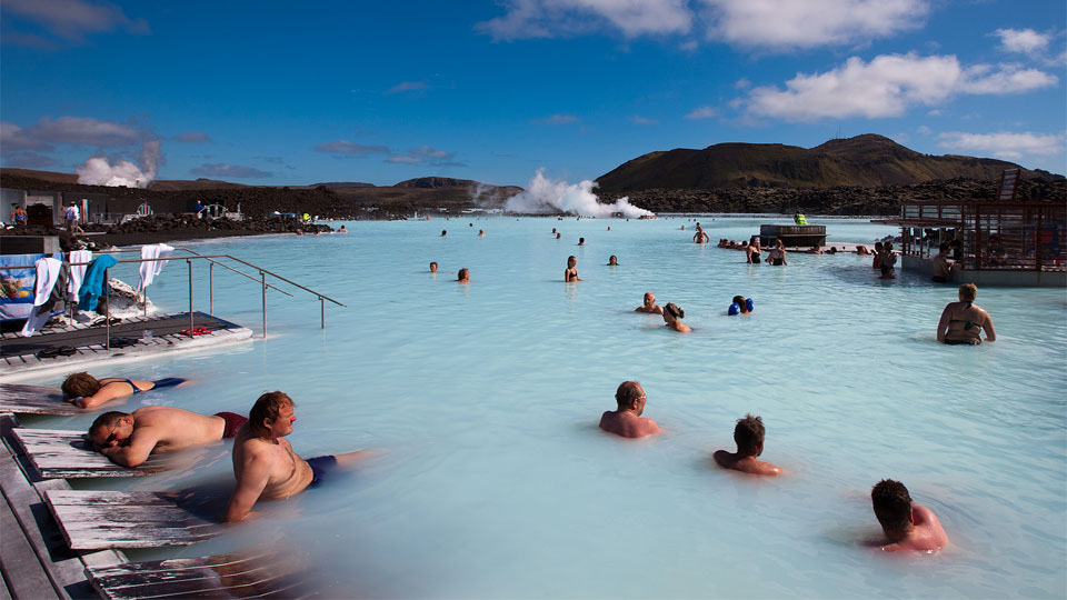 Geothermal baths Iceland