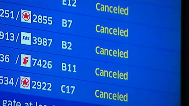 Call to cancel by from flight MDW ONT
